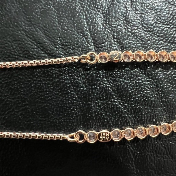 Pandora Timeless Rose Gold Plated Sterling Silver, Slider Tennis Bracelet - Picture 15 of 16